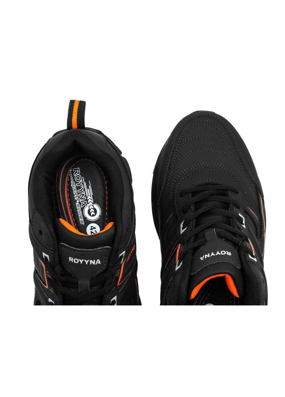 Чорні кросівки 7243057 46 колір чорний Royyna
