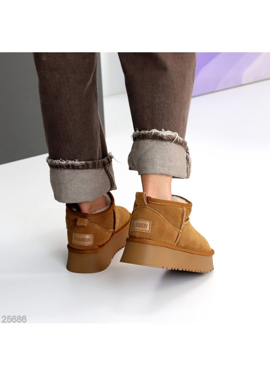 Короткие замшевые Угги Helen (364869841)