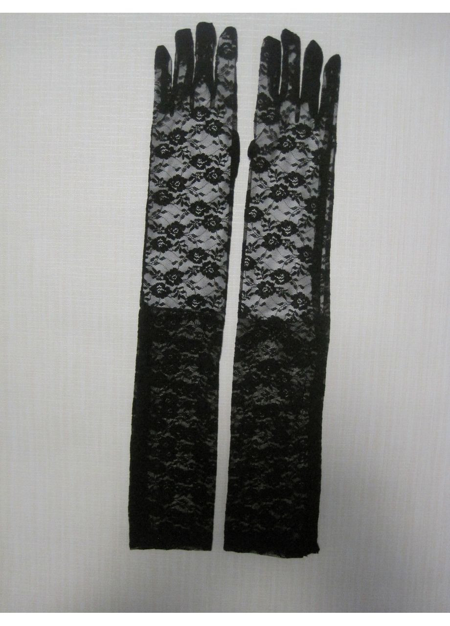 Мереживні довгі рукавички (30к026) No Brand (368895451)