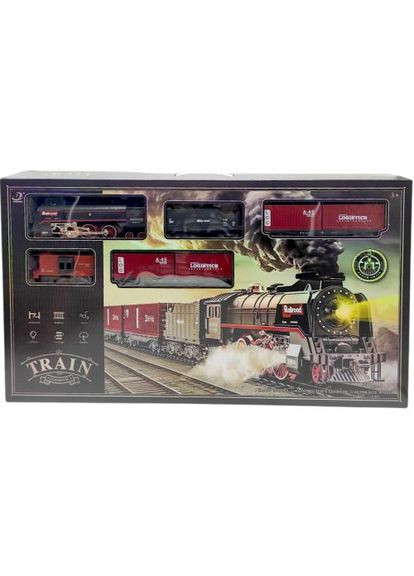 Залізниця (5 вагонів, дорога 99х207 см, підсвічування, парогенерація) MIC (369729216)