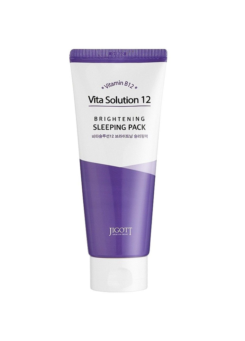 Освітлююча нічна маска Vita Solution 12 Brightening Sleeping Pack 180 мл Jigott (289134792)