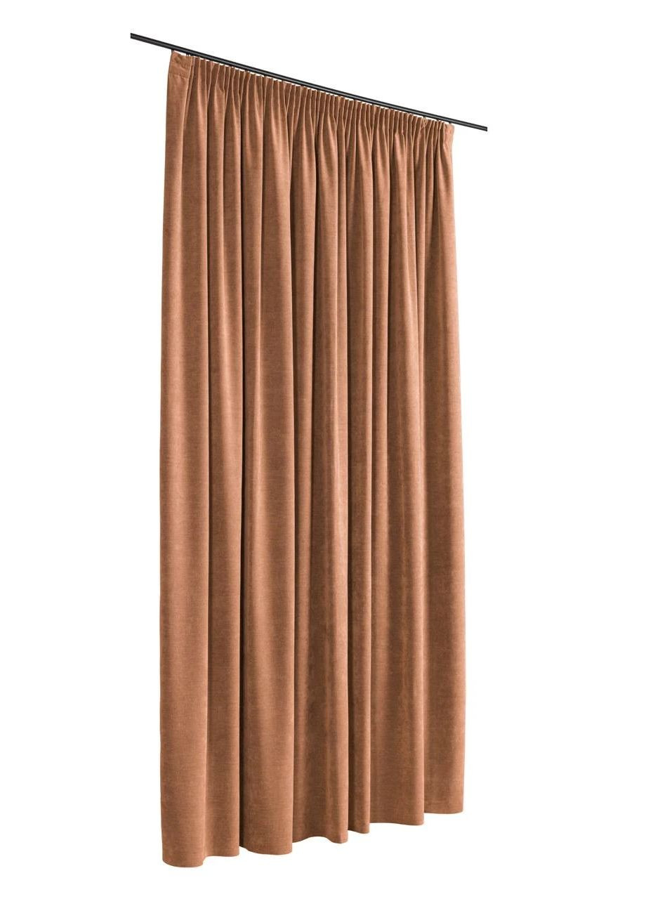 Шторы из матового шенила 2шт 3,5м х от 2,5м до 3м HYGG (370367172)