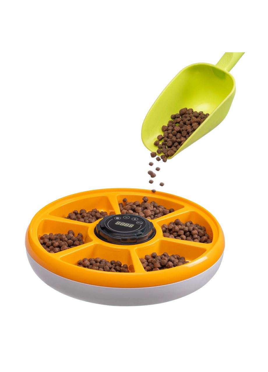 Автоматическая кормушка для сухих и влажных кормов для собак и кошек Roulette (Ферпласт Рулет) Ferplast (334883082)
