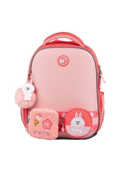Рюкзак каркасный H-100 Line Friends Pretty Cony 35х28х15 см Персиковый (559849) (1470692) Yes (368865574)