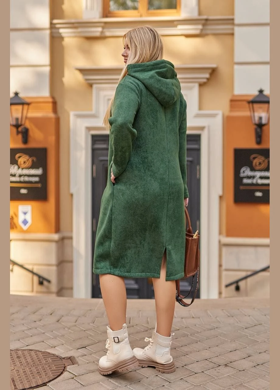 Зелена жіноча сукня вільного крою New Trend