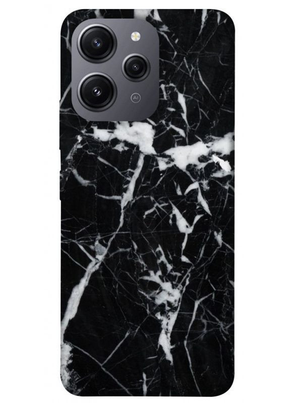 Чехол с принтом для Xiaomi Redmi 12/на Ксеми, сяоми, ксиомиредми 12 Черный мрамор 4 No Brand (339677602)