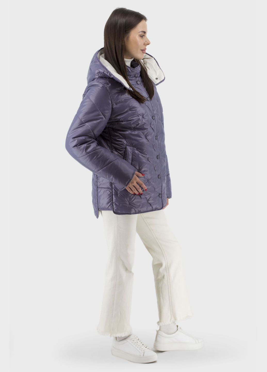 Фиолетовая демисезонная женская куртка (, ), 31801 Stella Polare
