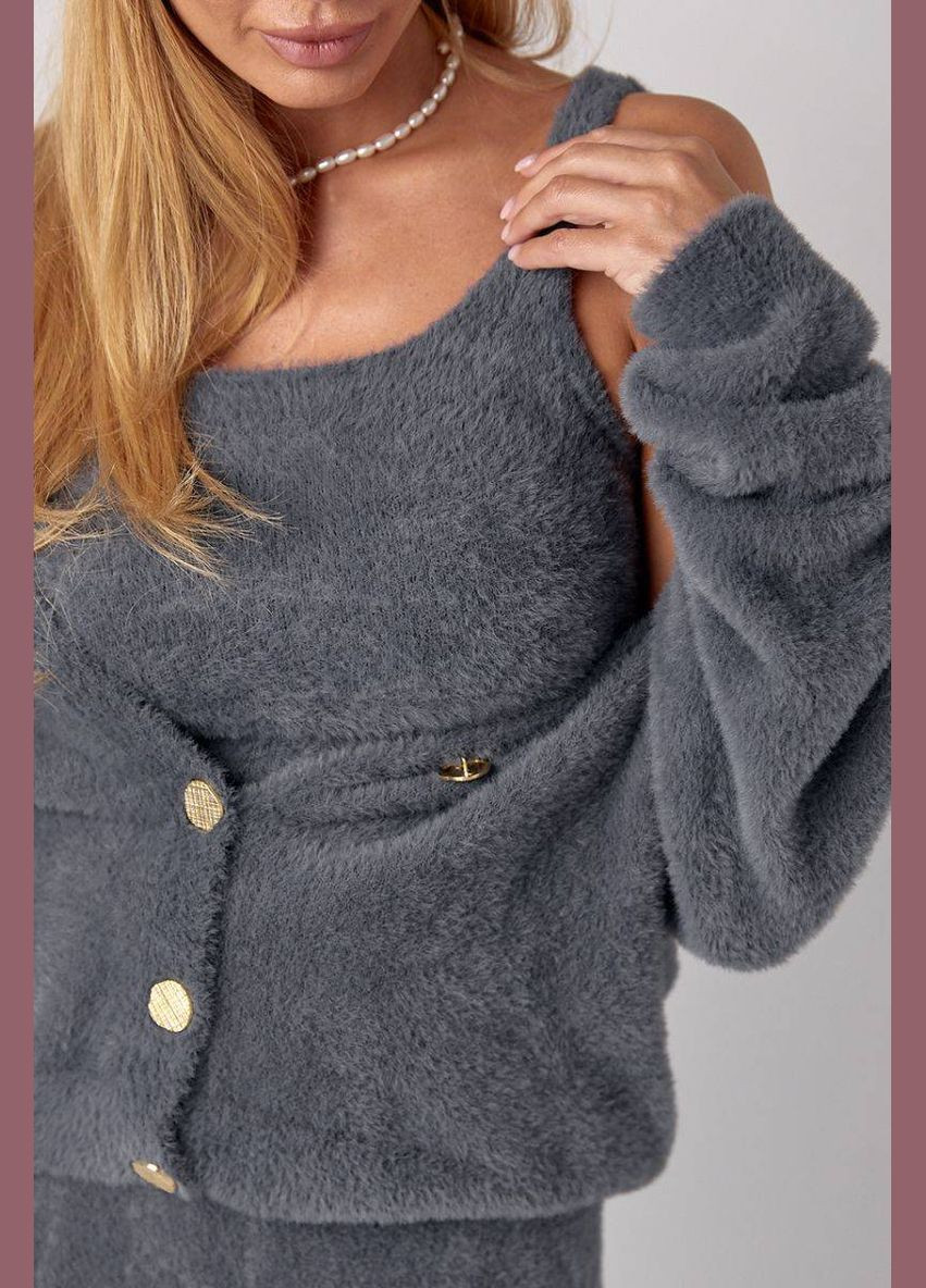 Жіночий костюм-трійка з альпаки Lurex Костюм-тройка (327218404)