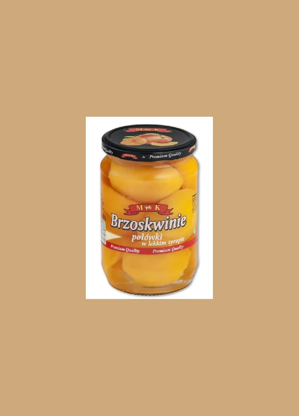 Персики МК консервированные 680 г MK (324219681)