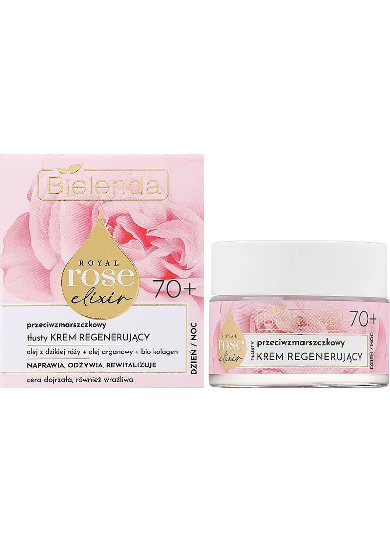Bielenda Крем для лица против морщин 70+ Royal Rose Elixir Face Cream 50ml (2-1163266) — Крем, (371731703)