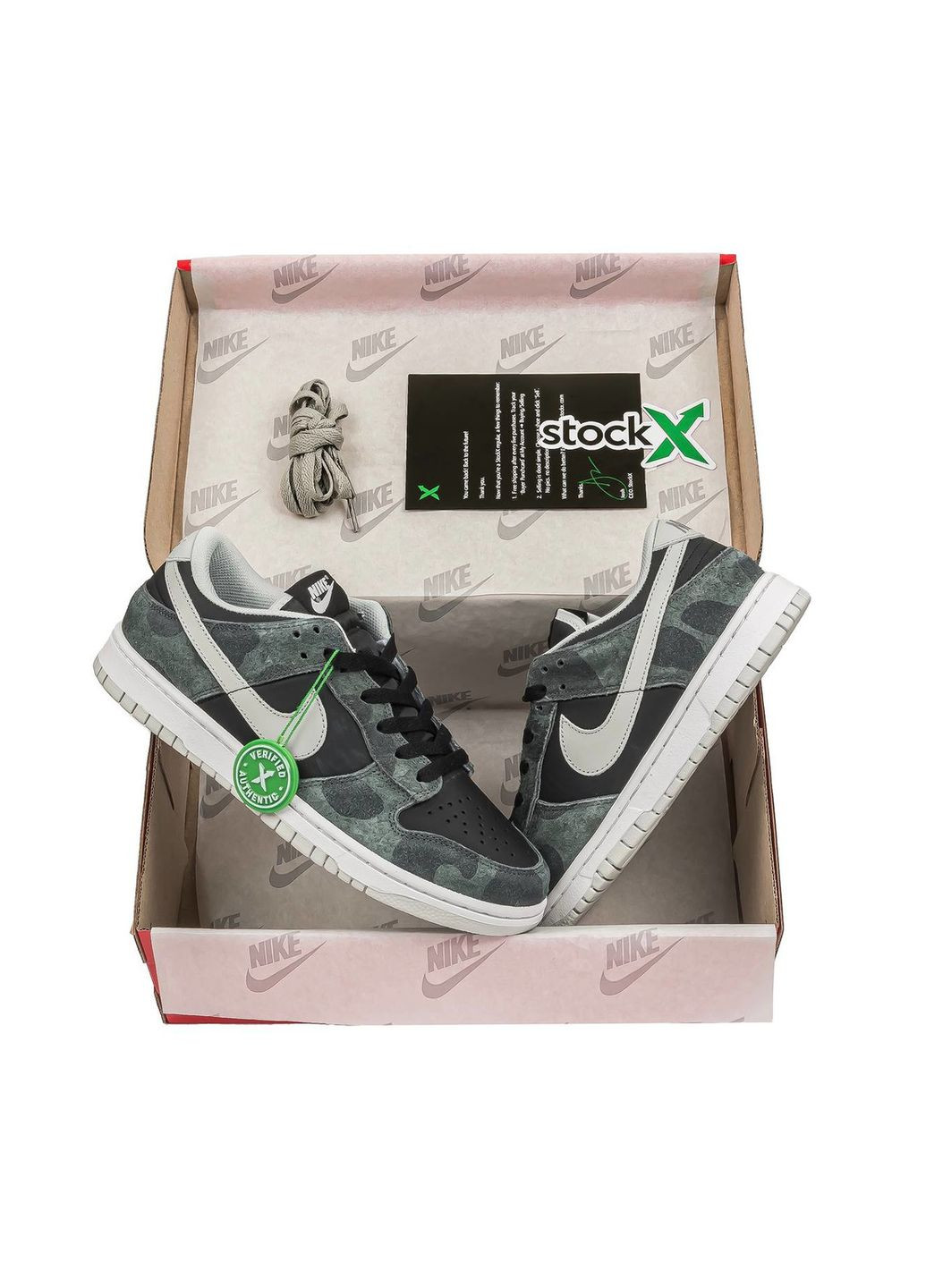 Серые демисезонные кроссовки мужские low premium black grey, вьетнам Nike SB Dunk