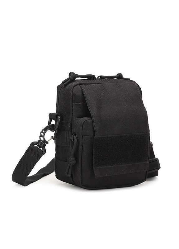 Поясна тактична сумка військова A72 MOLLE через плече підсумок моллі чорний No Brand (349442076)