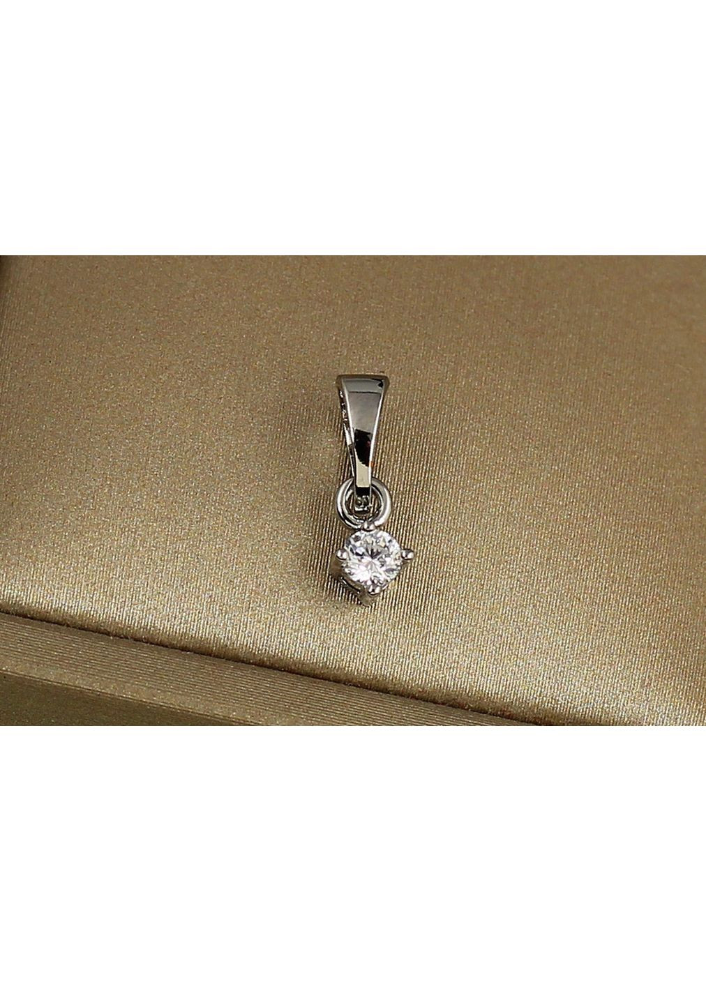 Кулон білий камінь на чотири кріплення 4 мм Xuping Jewelry (365248869)