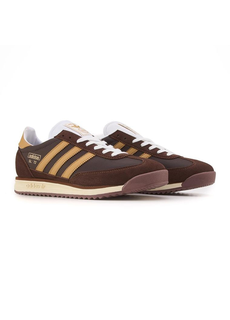 КРОСІВКИ ЖІНОЧІ ADIDAS SL 72 BROWN АДІДАС СЛ 72 No Brand білі демісезони (368888189)