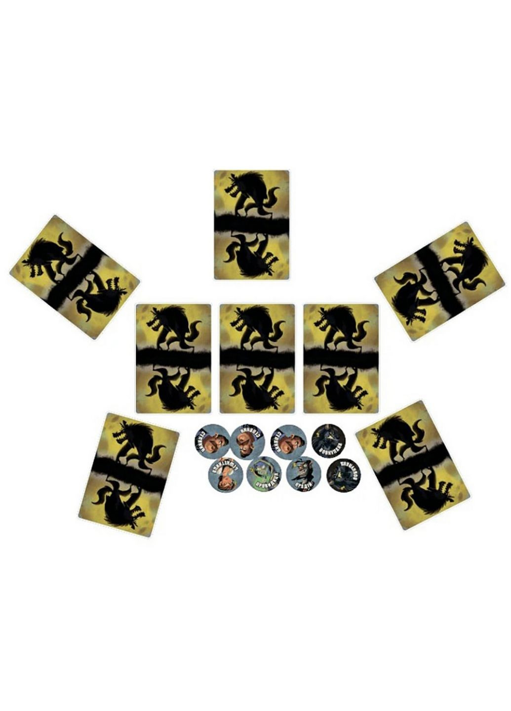 Настільна гра "Остання ніч: перевертні" для компанії 4х17х13 см Games7Days (289461462)