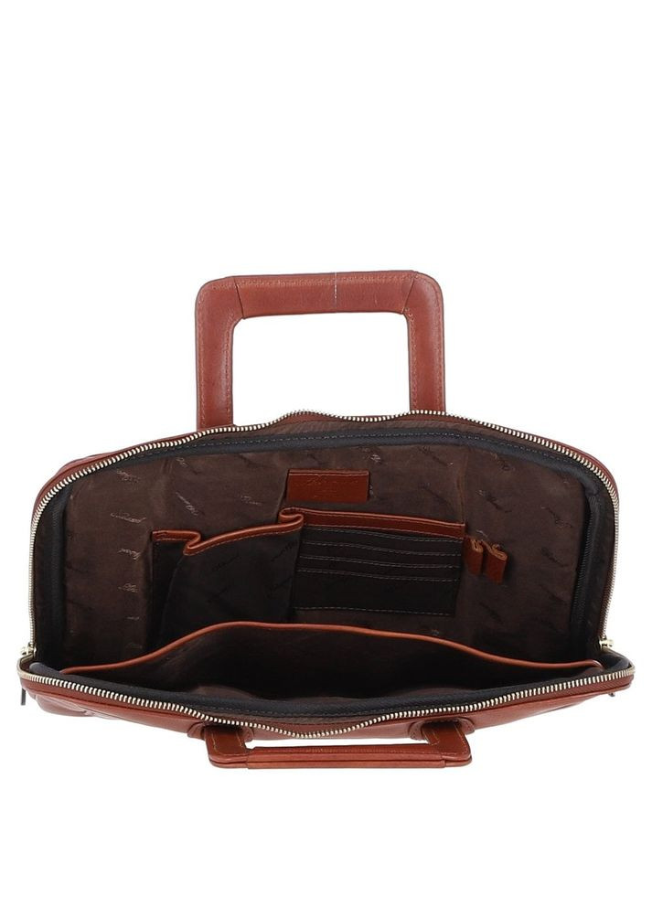 Чоловіча шкіряна сумка-папка для ноутбука  PL45 Tan 13″ Ashwood (347581105)