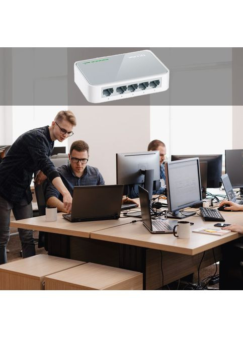 Сетевой коммутатор с 5 портами 10/100 Мбит/с интернет-коммутатор с поддержкой функции Uplink (SW202) TP-Link (361161838)