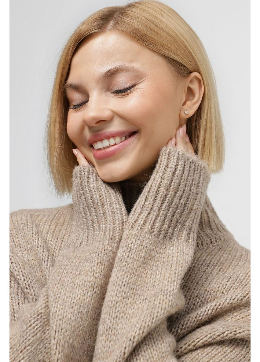 Темно-бежевий зимовий светр sw933 Sewel