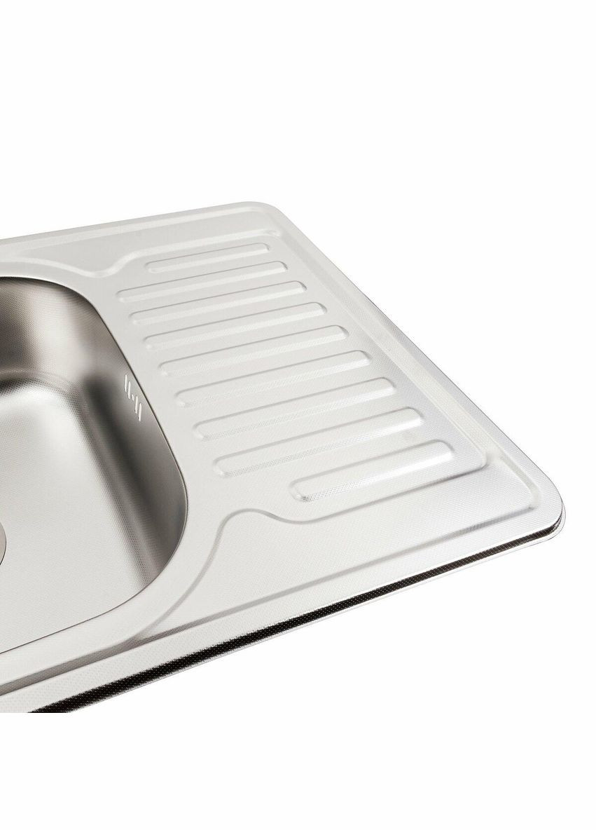 Кухонная мойка из нержавеющей стали 7050 ДЕКОР (0,8/180 мм) Valeso (342070778)