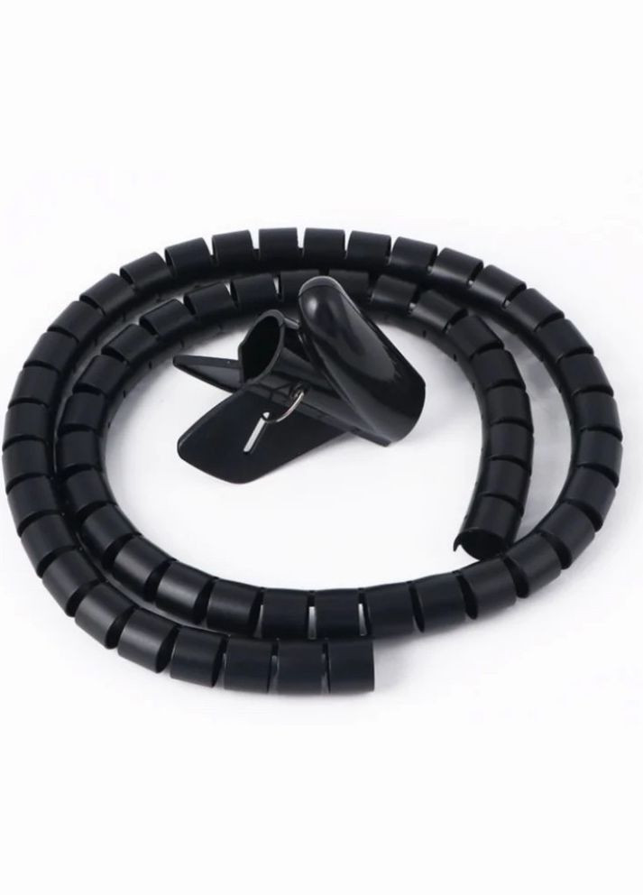 Органайзер кабеля фиксатор стяжка хомут для проводов 2 м 16 мм Черный CHOICE (317297507)