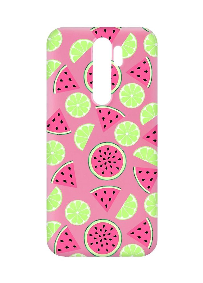 Матовый чехол на Xiaomi Redmi Note 8 Pro:: Арбузы и лайм (принт 345) Creative (360691260)