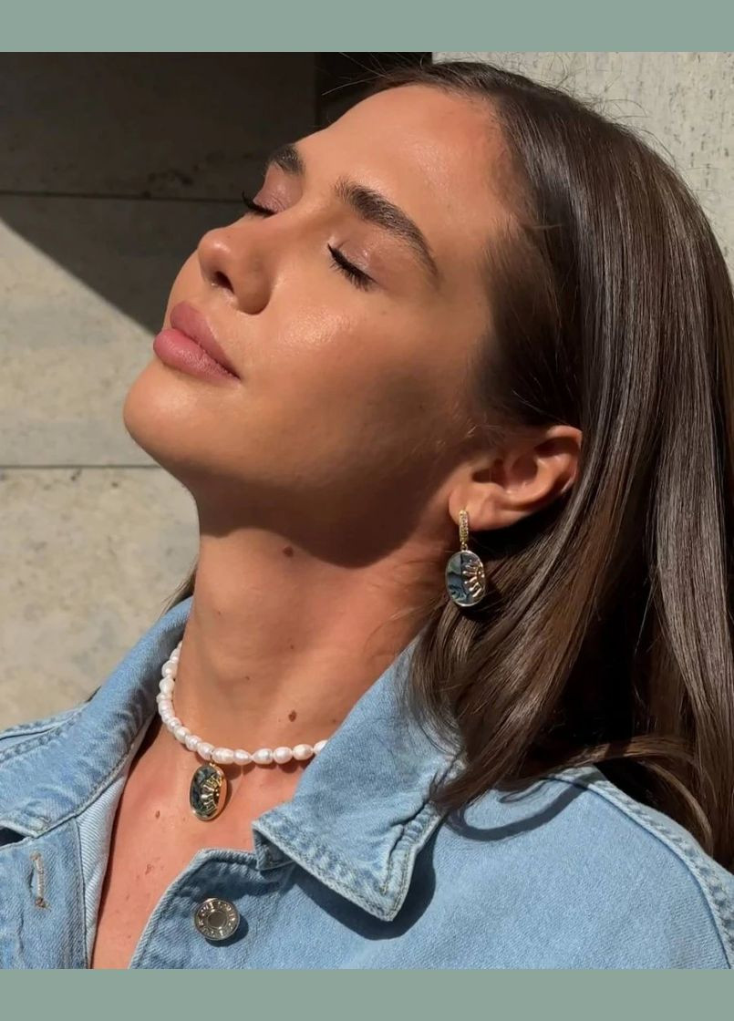 Серьги "Chrome Sun" Le'Perle (329751175)