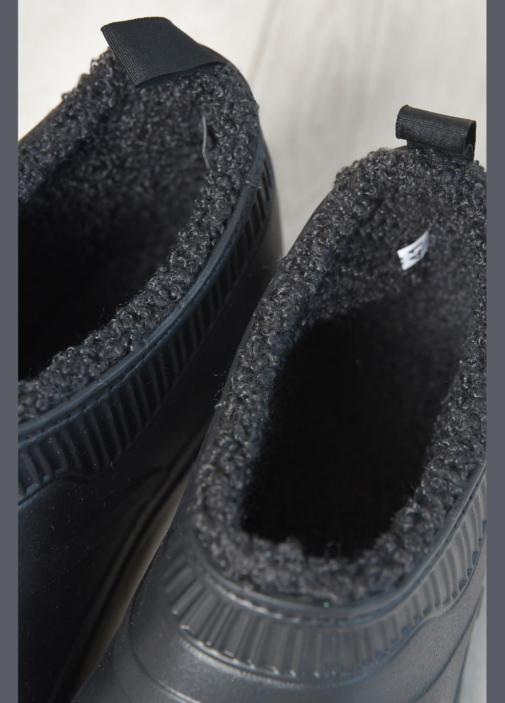 Калоші чоловічі на хутрі чорного кольору Let's Shop (306426800)