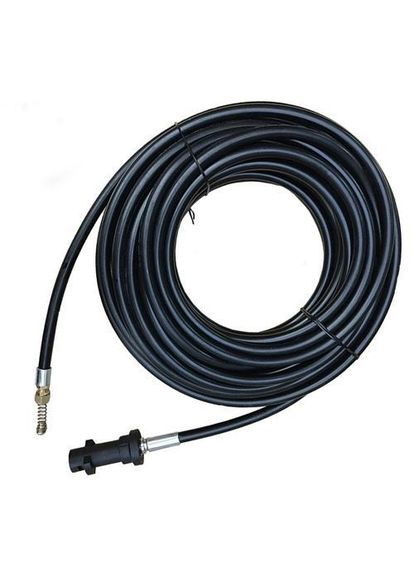 Шланг чистки труб канализации 30 метров для моек KARCHER КЕРХЕР, MAkita, BOSCH и др. моек АВД Parkside (322623810)