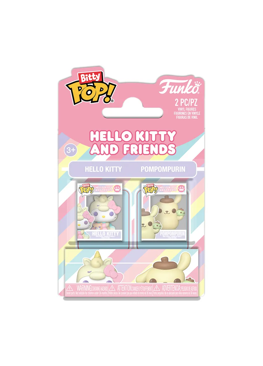 Набір фігурок BITTY POP! Sanrio Хеллоу Кітті та Помпомпурін 2 фігурки 2,3 см 94212 Funko (405983167)