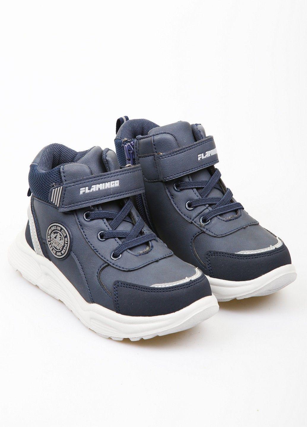 Синие кэжуал осенние ботинки Flamingo