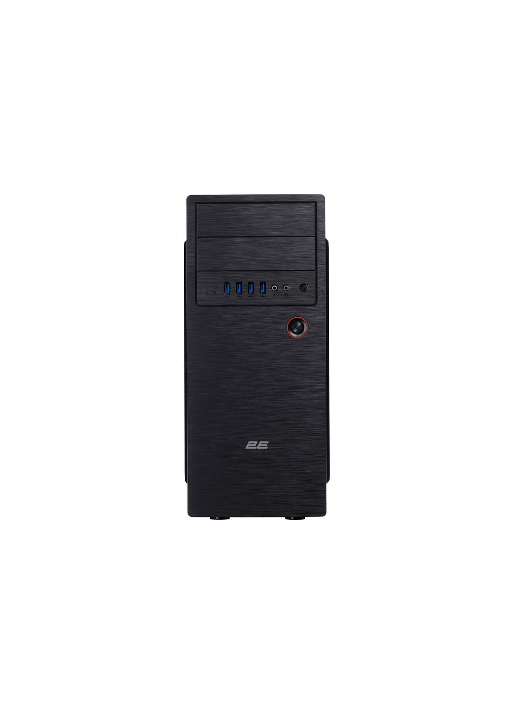 Корпус Alfa E1802 без БП 4xUSB3.0, VGA 320мм, ATX, черный 2E (315799187)