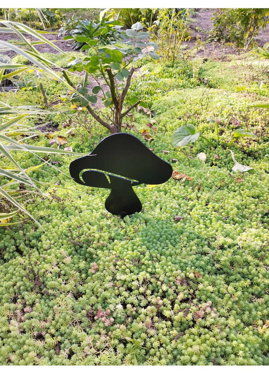 Фігура з металу для саду, клумби "Гриб №2" No Brand (368896747)