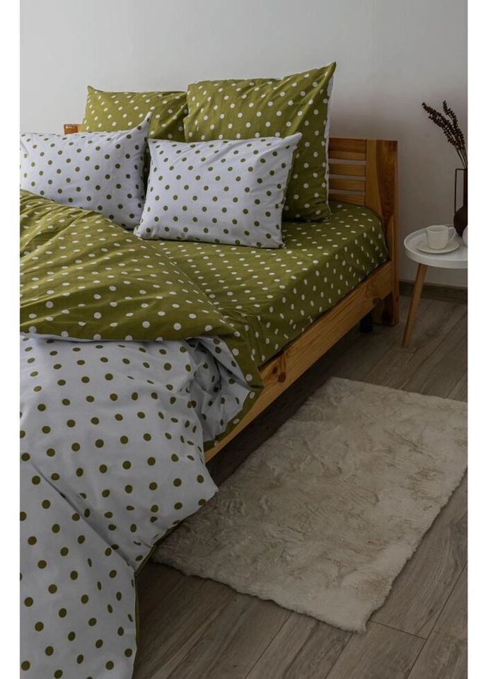 Постельное белье евро Olive Dots 2-00880-25060 200х215 см ТЕП (336328256)