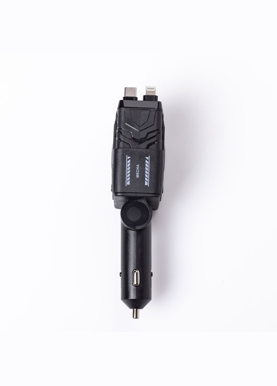 Автомобильное зарядное устройство MECHA с выдвижными кабелями и портами USB/Type-C HP-A1B Shenzhen China Ware Industries (327368971)