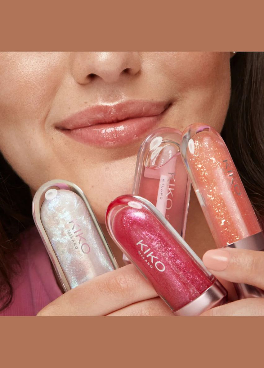 Масло для губ 3D Hydra Lip Oil, 02 Atomic Orange Kiko Milano (324447335)