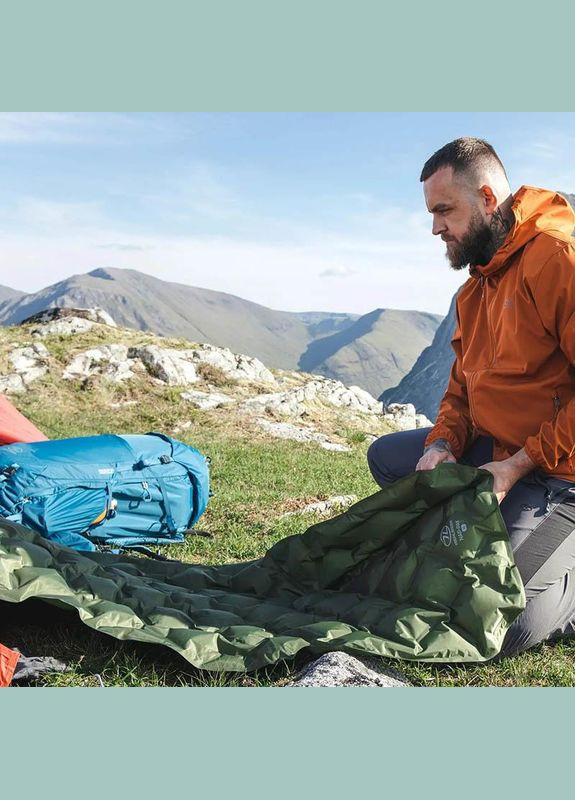 Туристический коврик Nap-Pak Inflatable Sleeping Mat XL 5cm Olive 195см (930483) Highlander (322208246)