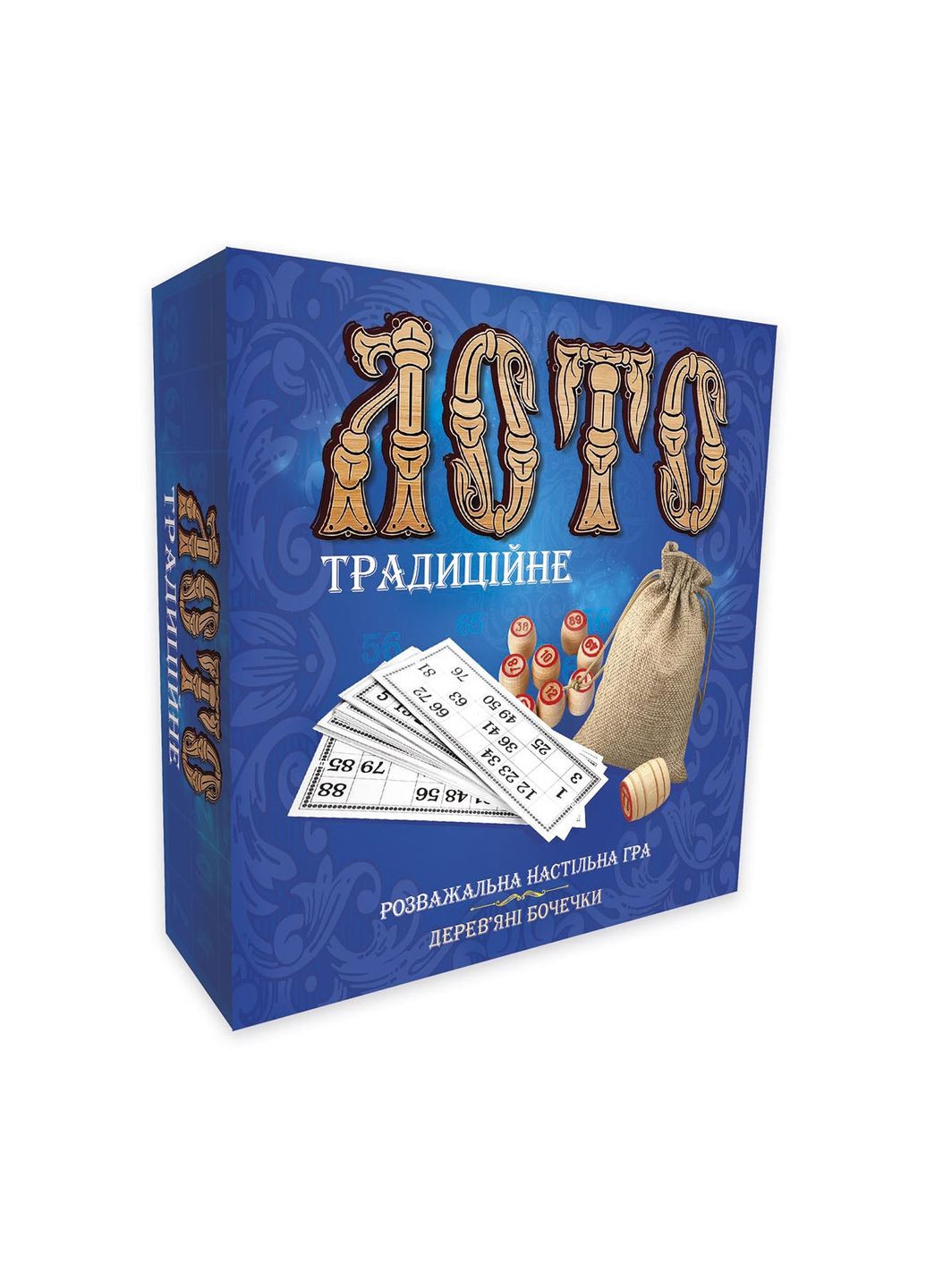Лото з дерев'яними бочонками - "Традиційне" колір різнокольоровий CB-00165539 Strateg (329728130)