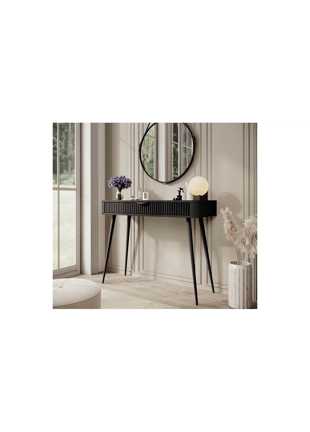 Стіл туалетний Лагуна (Lante) чорний Laski (364193860)