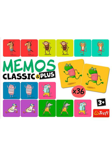 Настольная игра Мемос Классик Плюс Плей (02271) Trefl (367060177)