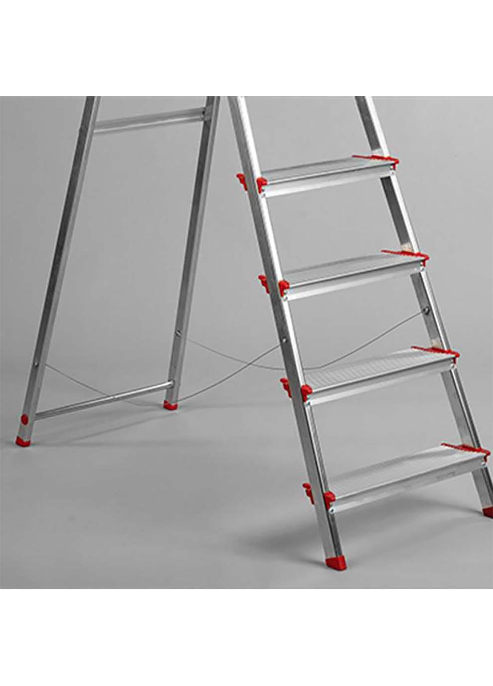 Драбина Escalera Norma 220 5 щаблів Сірий Rolser (367188721)