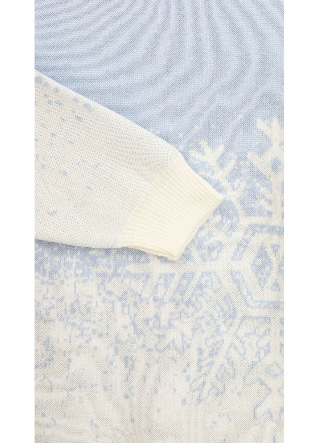 Блакитний зимовий джемпер з візерунком жіночий on me 10976 shop (2000990800763) Park Karon