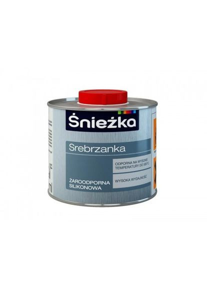 Эмаль термостойкая серебрянка Srebrzanka 0,5л Sniezka 029802 (360971356)