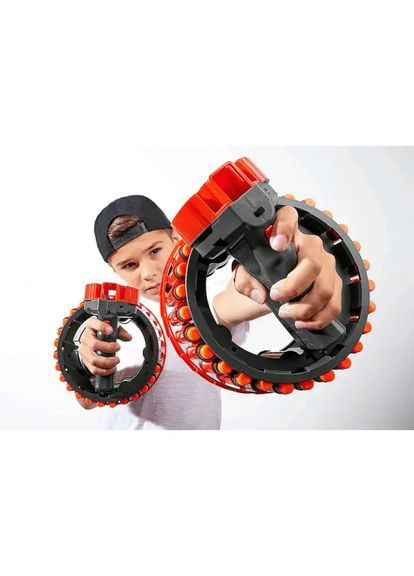 Бластер-кулемет GROWLER Іграшковий Автоматичний На акумуляторі З 28 м'якими кулями-присосками Nova (363833487)