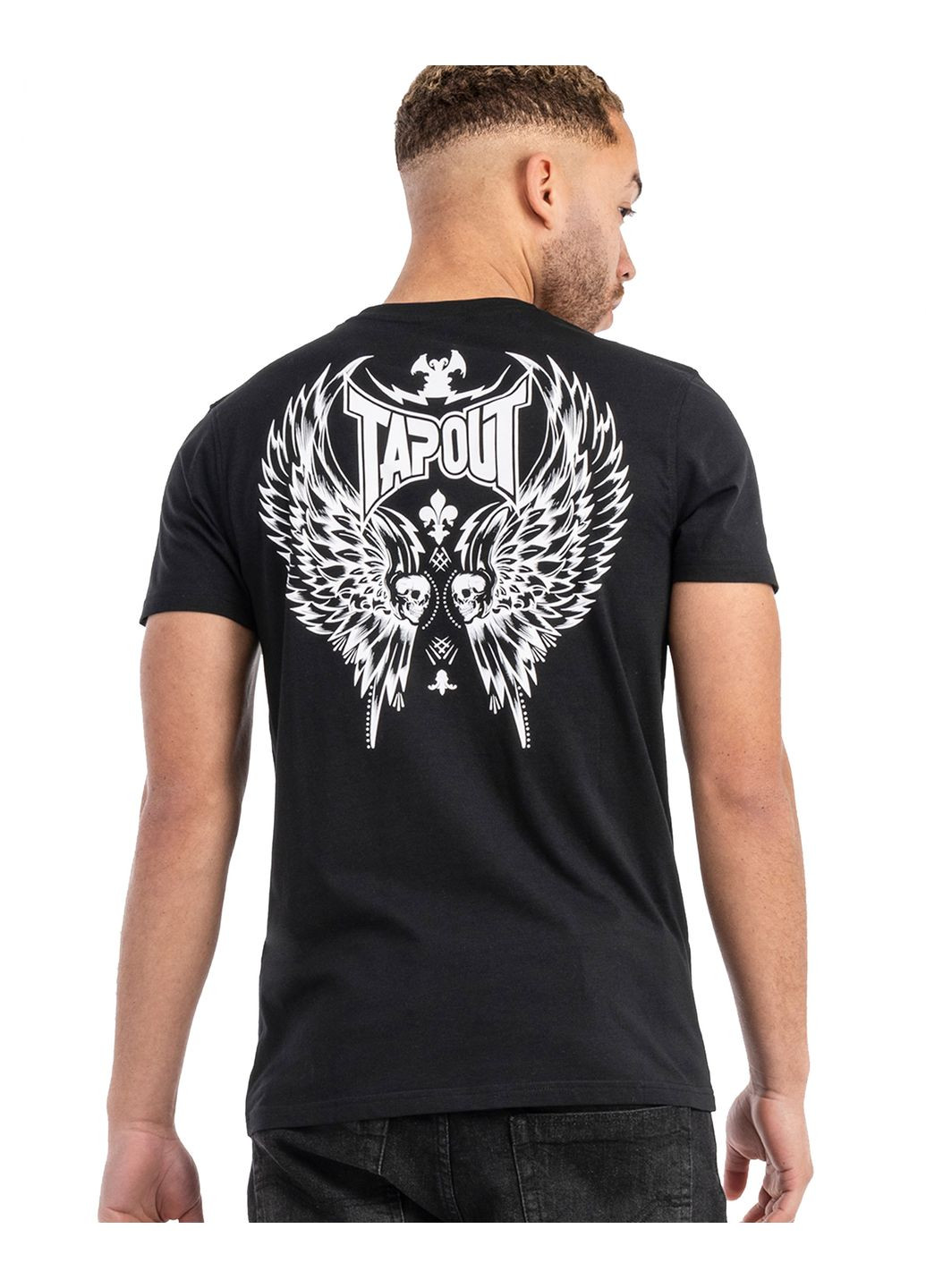 Черная мужская футболка tapout Lonsdale MASK TEE