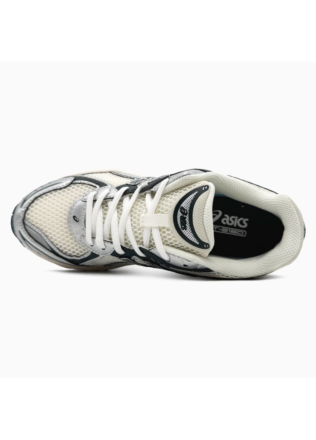 Серые демисезонные кроссовки мужские и женские asics gt-2160 grey white | асикс gt-2160 серые белые No Brand
