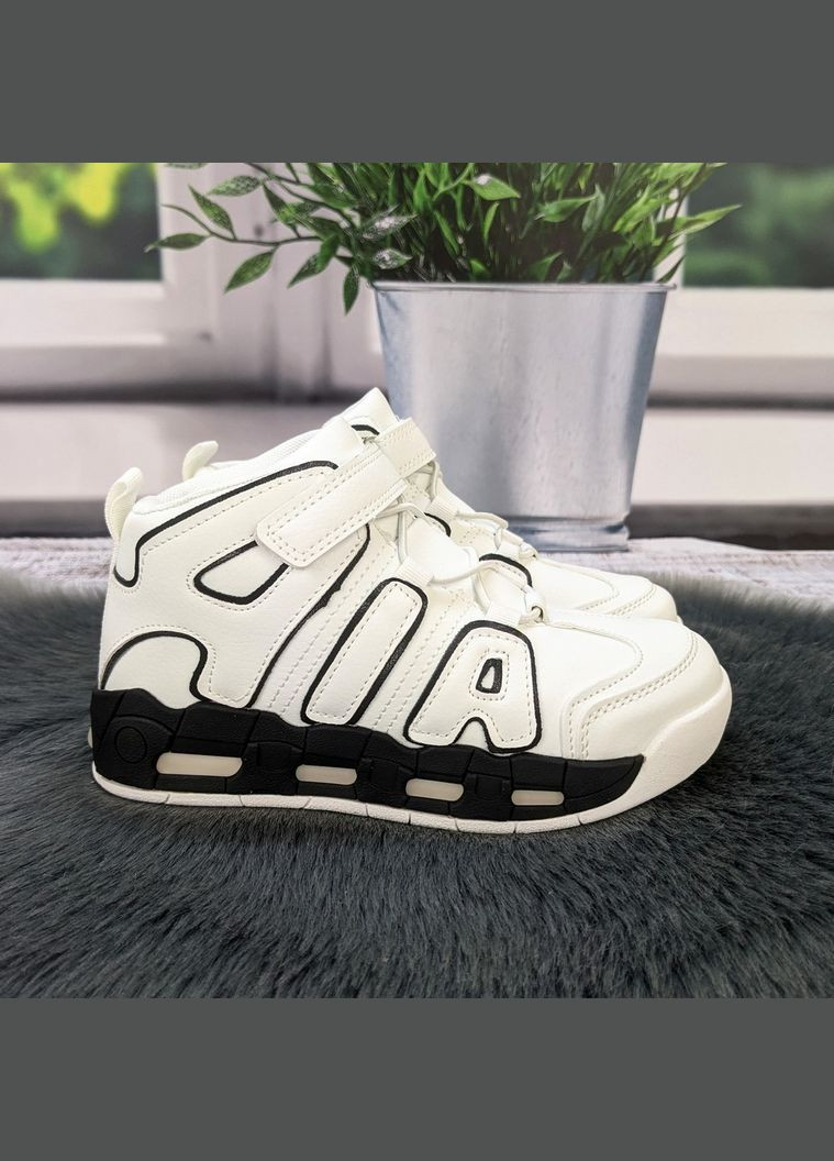 Білі осінні кросівки дитячі Леопард