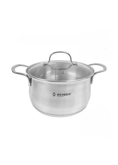 Каструля з кришкою Eterna 3,6 л MH-10276 Besser (334881126)