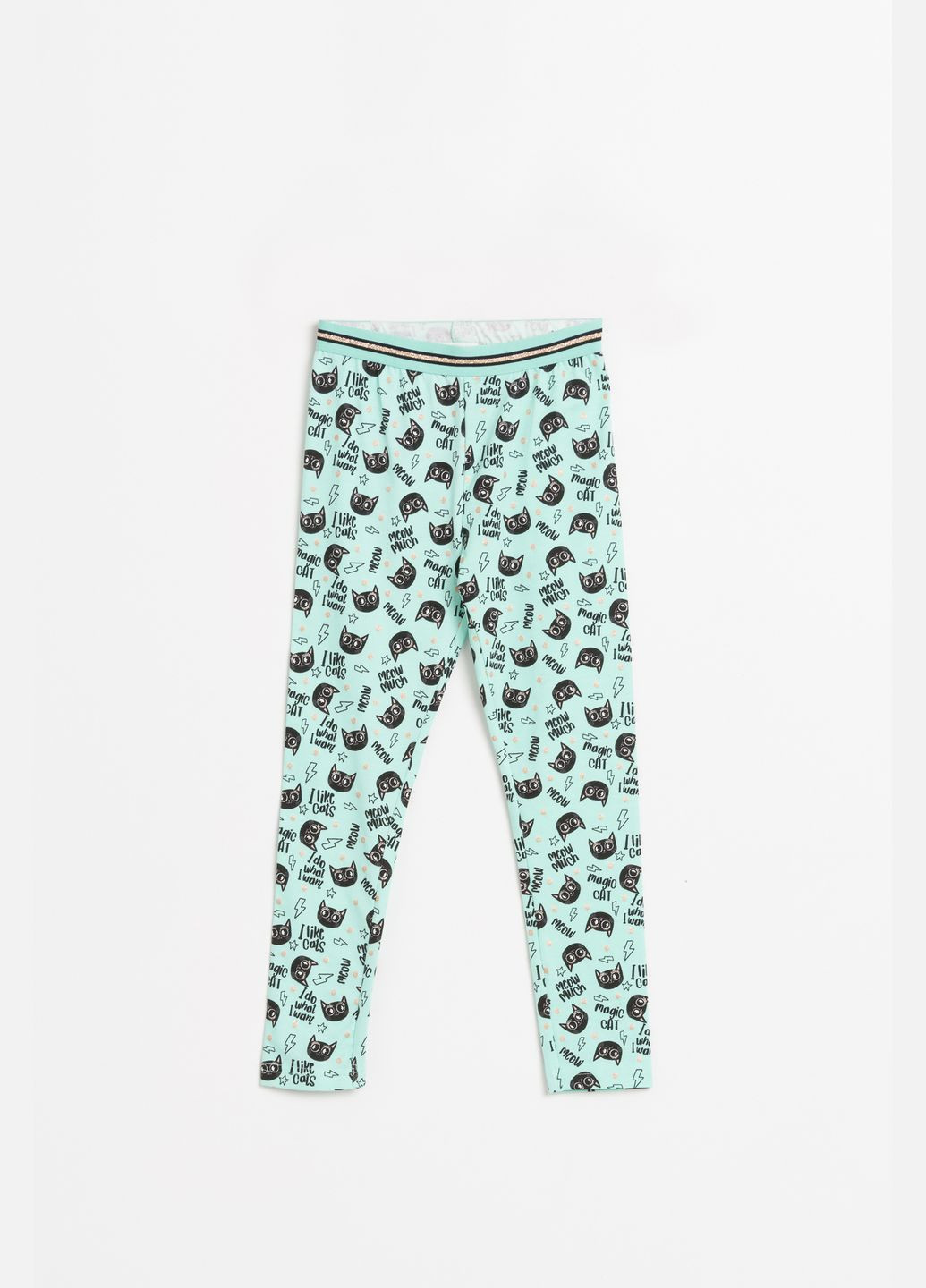 Бирюзовые демисезонные леггинсы Coccodrillo