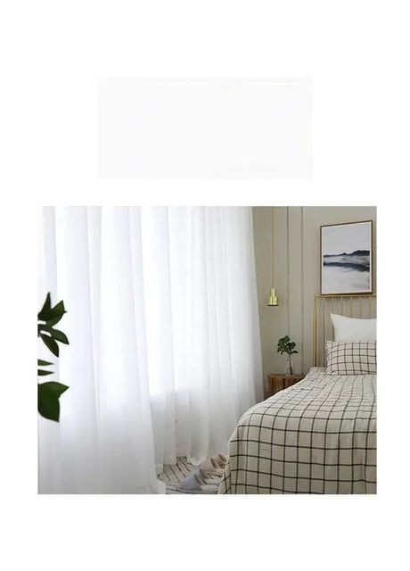 Готова біла тюль із шифону 5 метрів Sony (346058131)