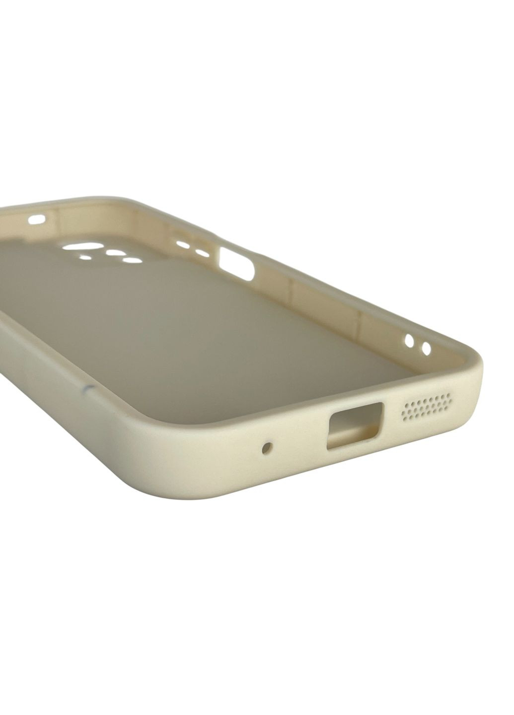 Чехол силиконовый Soft Touch для Redmi Note 12s 4G молочный (Полная защита камеры) Xiaomi (366390588)